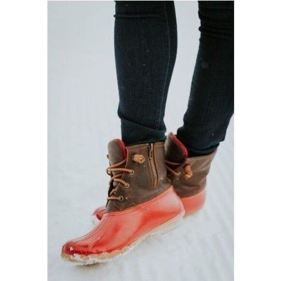 Women's Sperry Top-Sider Saltwater Duck Boot‎ - Size 7 - Picture 1 of 9